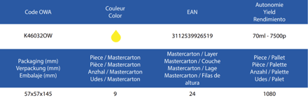 Visuel bouteilles JE EPSON 103 - Jaune